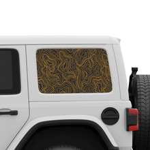 Load image into Gallery viewer, Topographic Window Graphic for Wrangler Hard Top | Set of 2