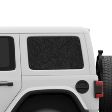 Load image into Gallery viewer, Topographic Window Graphic for Wrangler Hard Top | Set of 2