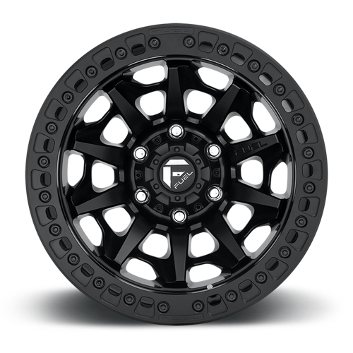 Aluminum Wheels 17X9 Covert Beadlock D114 5 On 127 Matte Black 71.5 Bore -38 Offset Multi Spoke Fuel Off Road Wheels