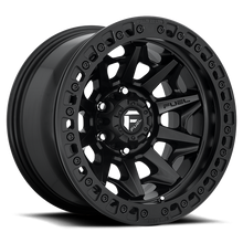 Load image into Gallery viewer, Aluminum Wheels 17X9 Covert Beadlock D114 5 On 127 Matte Black 71.5 Bore -15 Offset Multi Spoke Fuel Off Road Wheels