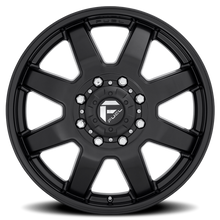 Load image into Gallery viewer, Dually Wheels 20X8.3 Maverick Dually D436 8 On 165.1 Matte Black 121.5 Bore 122 Offset 7 Spoke Front Dually Fuel Off Road Wheels