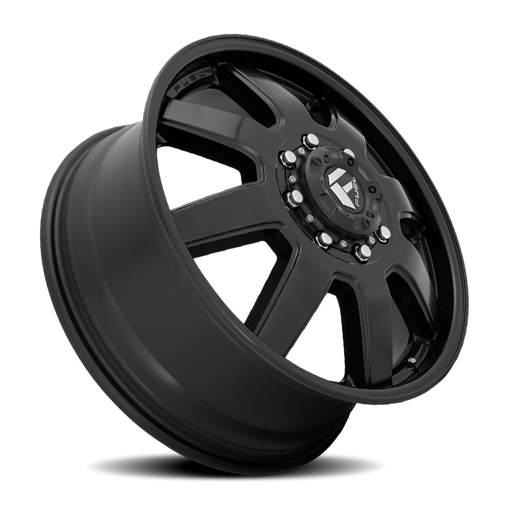 Dually Wheels 20X8.3 Maverick Dually D436 8 On 210 Matte Black 154.3 Bore 122 Offset 7 Spoke Front Dually Fuel Off Road Wheels