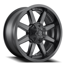 Load image into Gallery viewer, Aluminum Wheels 20X9 Maverick D436 6 On 135/6 On 139.7 Satin Black 106.1 Bore 19 Offset 8 Spoke Fuel Off Road Wheels