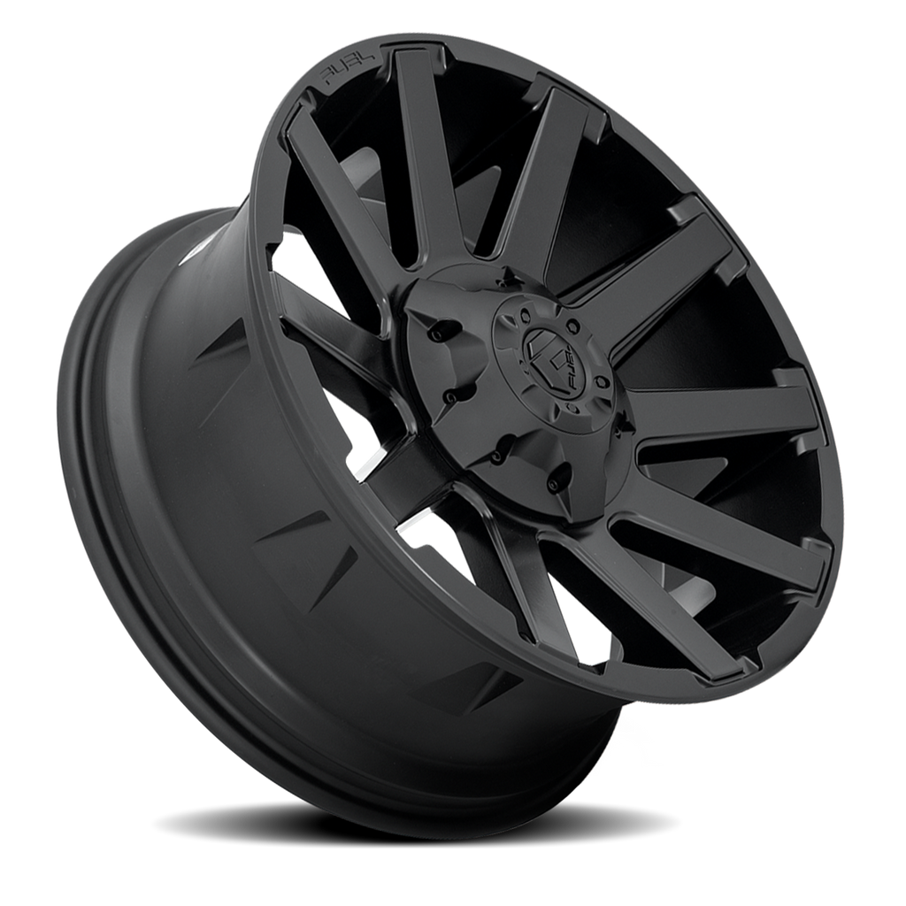 Aluminum Wheels 20X9 Contra D437 8 On 165.1 Matte Black 125.1 Bore 20 Offset 8 Spoke Fuel Off Road Wheels