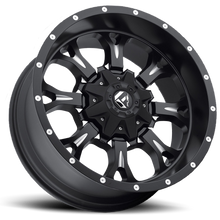 Load image into Gallery viewer, Aluminum Wheels 20X9 Krank D517 5 On 114.3/5 On 127 Matte Black/Milled 78.1 Bore 1 Offset Fuel Off Road Wheels