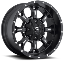 Load image into Gallery viewer, Aluminum Wheels 20X9 Krank D517 6 On 135/6 On 139.7 Matte Black Milled 106.4 Bore 20 Offset Fuel Off Road Wheels