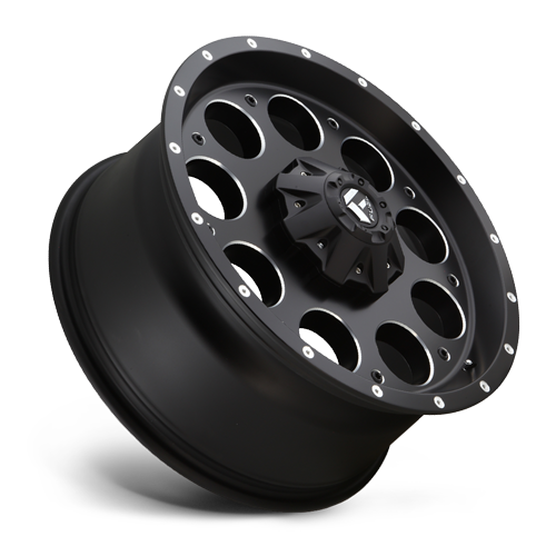 Aluminum Wheels 16X8 Revolver D525 5 On 114.3/5 On 127 Matte Black/Milled 72.6 Bore 1 Offset Fuel Off Road Wheels