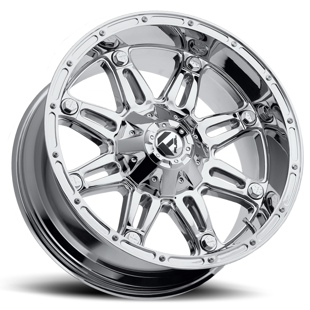 Aluminum Wheels 18X9 Hostage D530 6 On 120/6 On 139.7 Chrome 78.1 Bore 19 Offset Fuel Off Road Wheels