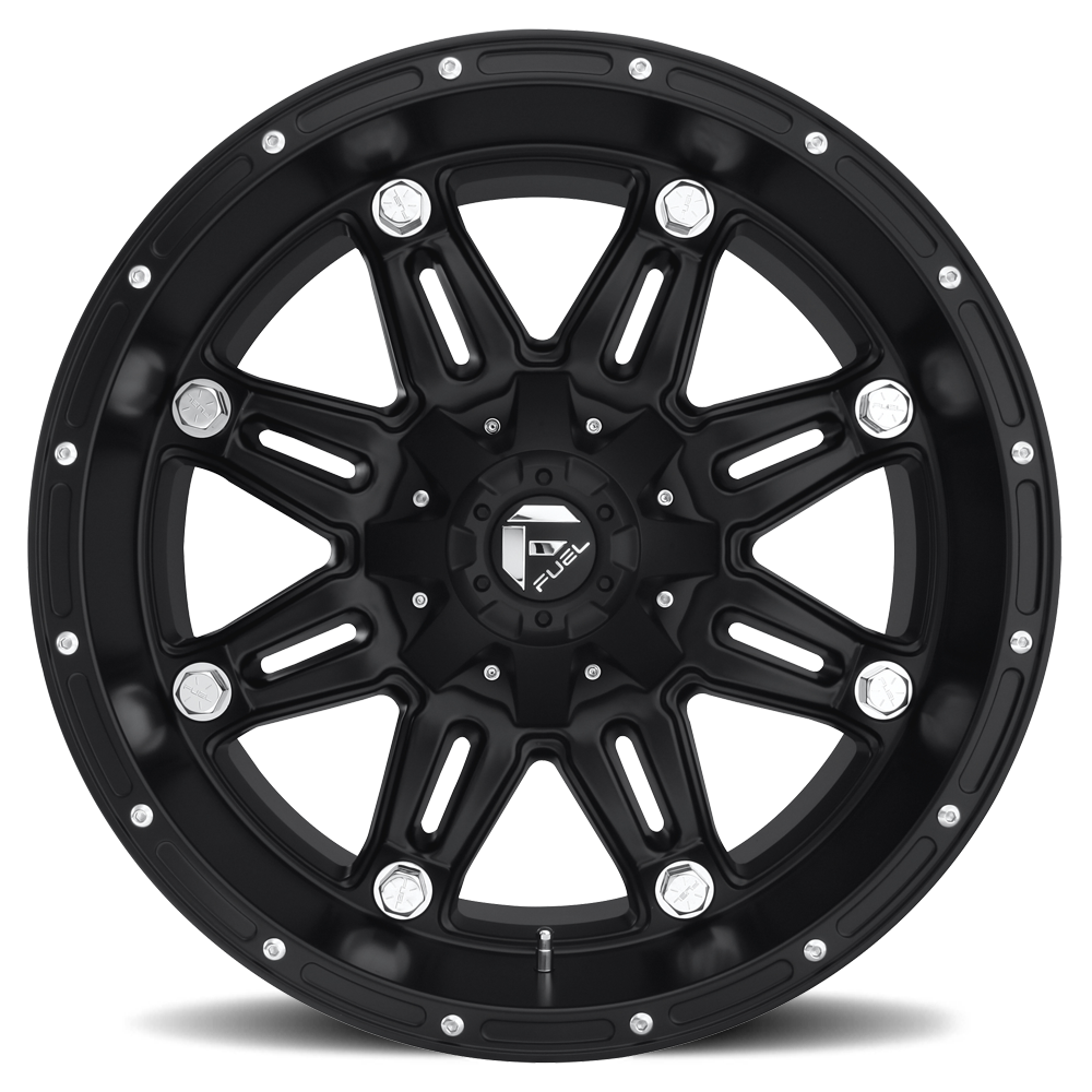Aluminum Wheels 17X9 Hostage D531 6 On 135/6 On 139.7 Matte Black 106.4 Bore -12 Offset Fuel Off Road Wheels