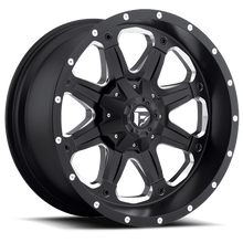 Load image into Gallery viewer, Aluminum Wheels 18X9 Boost D534 5 On 114.3/5 On 127 Black Milled 78.1 Bore 1 Offset Multi Spoke Fuel Off Road Wheels