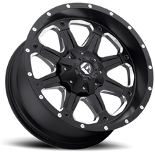 Load image into Gallery viewer, Aluminum Wheels 18X9 Boost D534 5 On 114.3/5 On 127 Black Milled 78.1 Bore 1 Offset Multi Spoke Fuel Off Road Wheels