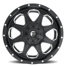 Load image into Gallery viewer, Aluminum Wheels 18X9 Boost D534 5 On 114.3/5 On 127 Black Milled 78.1 Bore 1 Offset Multi Spoke Fuel Off Road Wheels