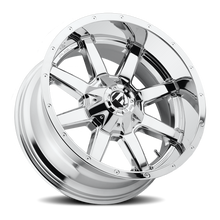 Load image into Gallery viewer, Aluminum Wheels 20X10 Maverick D536 8 On 165.1 Chrome 125.2 Bore -18 Offset Fuel Off Road Wheels