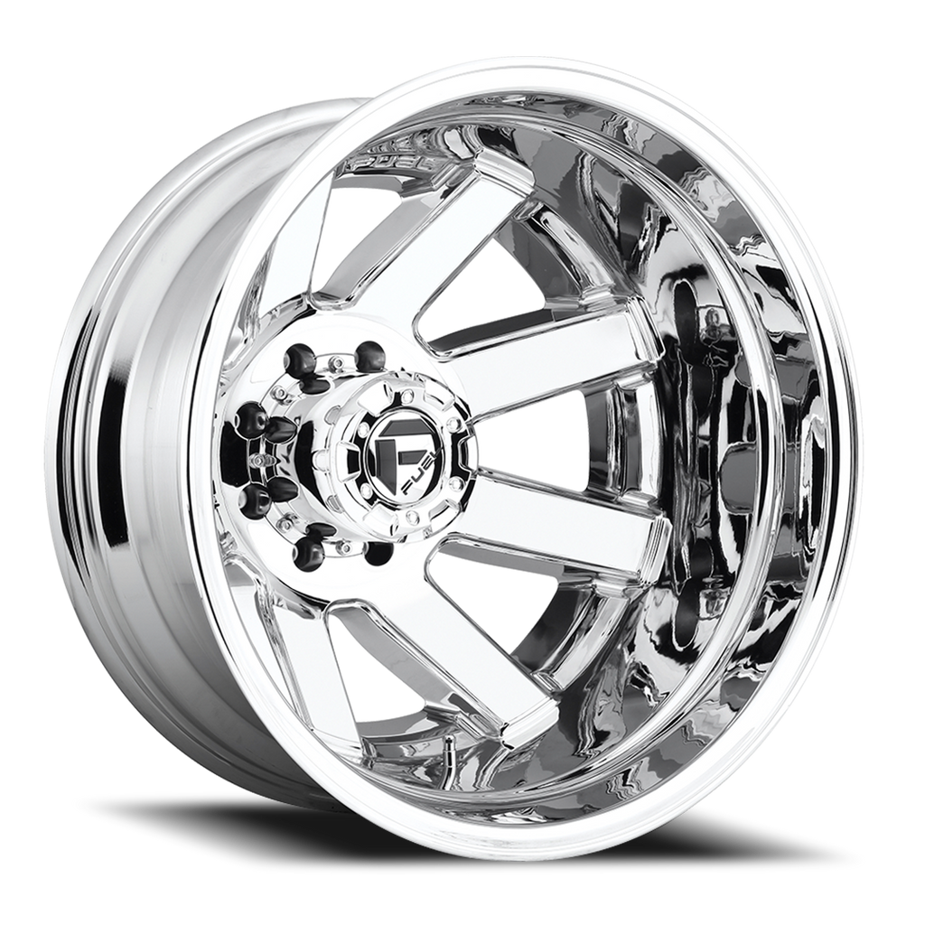 Dually Wheels 20X8.25 Maverick Dually D536 8 On 165.1 Chrome 121.5 Bore -240 Offset 7 Spoke Outer Dually Fuel Off Road Wheels