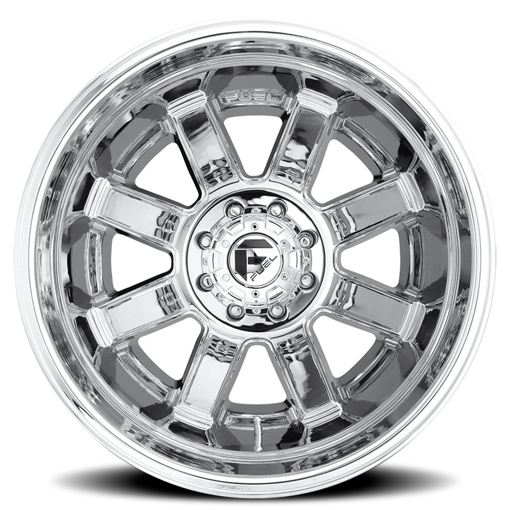 Dually Wheels 20X8.25 Maverick Dually D536 8 On 165.1 Chrome 121.5 Bore -240 Offset 7 Spoke Outer Dually Fuel Off Road Wheels