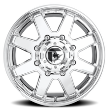 Load image into Gallery viewer, Dually Wheels 20X8.25 Maverick Dually D536 8 On 165.1 Chrome 121.5 Bore 122 Offset 7 Spoke Front Dually Fuel Off Road Wheels