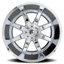 Load image into Gallery viewer, Aluminum Wheels 20X9 Maverick D536 6 On 135/6 On 139.7 Chrome 106.4 Bore 1 Offset Fuel Off Road Wheels
