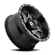 Load image into Gallery viewer, Aluminum Wheels 16X7 Maverick UTV D538 4 On 136 Matte Black Milled 110.2 Bore 13 Offset Fuel Off Road Wheels