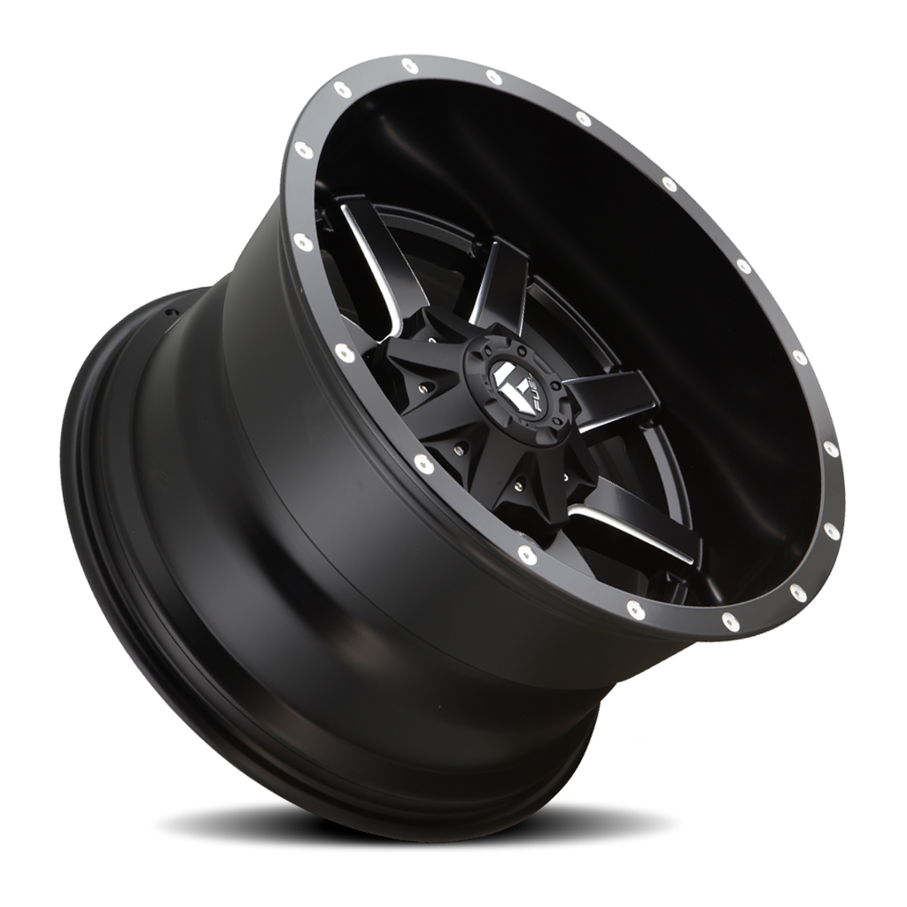 Aluminum Wheels 18X9 Maverick D538 6 On 135/6 On 139.7 Black Milled 106.1 Bore 13 Offset Fuel Off Road Wheels