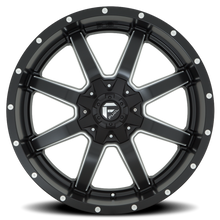 Load image into Gallery viewer, Aluminum Wheels 18X9 Maverick D538 6 On 135/6 On 139.7 Black Milled 106.1 Bore 13 Offset Fuel Off Road Wheels