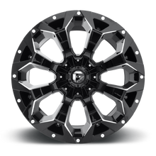 Load image into Gallery viewer, Aluminum Wheels 17X9 Assault D546 6 On 135/6 On 139.7 Matte Black Milled 106.4 Bore -12 Offset 8 Spoke Fuel Off Road Wheels