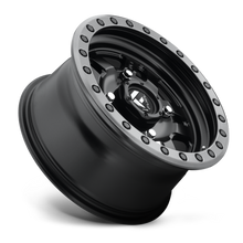 Load image into Gallery viewer, Aluminum Wheels 14X7 Anza UTV D557 4 On 110 Matte Black Beadlock 79.4 Bore 13 Offset 5 Spoke Fuel Off Road Wheels