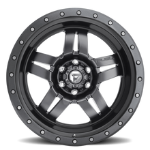 Load image into Gallery viewer, Aluminum Wheels 17X8.5 Anza D558 5 On 127 Matte Gunmetal Gray 78.1 Bore -6 Offset 5 Spoke Fuel Off Road Wheels