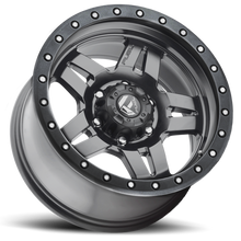 Load image into Gallery viewer, Aluminum Wheels 18X9 Anza D558 5 On 127 Matte Gunmetal Gray 78.1 Bore 1 Offset 5 Spoke Fuel Off Road Wheels