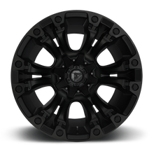 Load image into Gallery viewer, Aluminum Wheels 17X9 Vapor D560 6 On 135/6 On 139.7 Matte Black 106.4 Bore -12 Offset Fuel Off Road Wheels