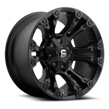 Load image into Gallery viewer, Aluminum Wheels 22X10 Vapor D560 6 On 135/6 On 139.7 Matte Black 106.4 Bore 10 Offset Fuel Off Road Wheels
