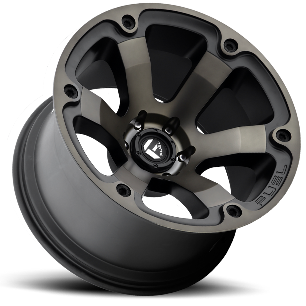 Aluminum Wheels 20X9 Beast D564 5 On 150 Matte Black/Machined Dark Tint 110.3 Bore 20 Offset 6 Spoke Fuel Off Road Wheels