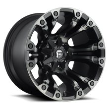 Load image into Gallery viewer, Aluminum Wheels 17X10 Vapor D569 8 On 165.1 Matte Black Double Dark Tint 125.2 Bore -18 Offset Fuel Off Road Wheels
