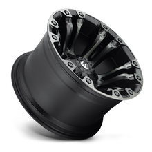 Load image into Gallery viewer, Aluminum Wheels 17X9 Vapor D569 8 On 165.1 Matte Black Double Dark Tint 125.1 Bore 1 Offset Fuel Off Road Wheels
