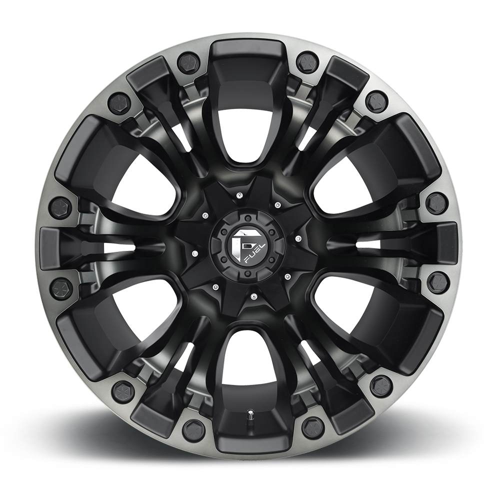 Aluminum Wheels 20X10 Vapor D569 5 On 114.3/5 On 127 Matte Black Double Dark Tint 78.1 Bore -18 Offset Fuel Off Road Wheels