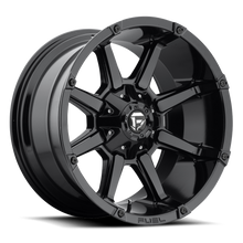 Load image into Gallery viewer, Aluminum Wheels 18X9 Coupler D575 6 On 135/6 On 139.7 Gloss Black 106.4 Bore -12 Offset 8 Spoke Fuel Off Road Wheels