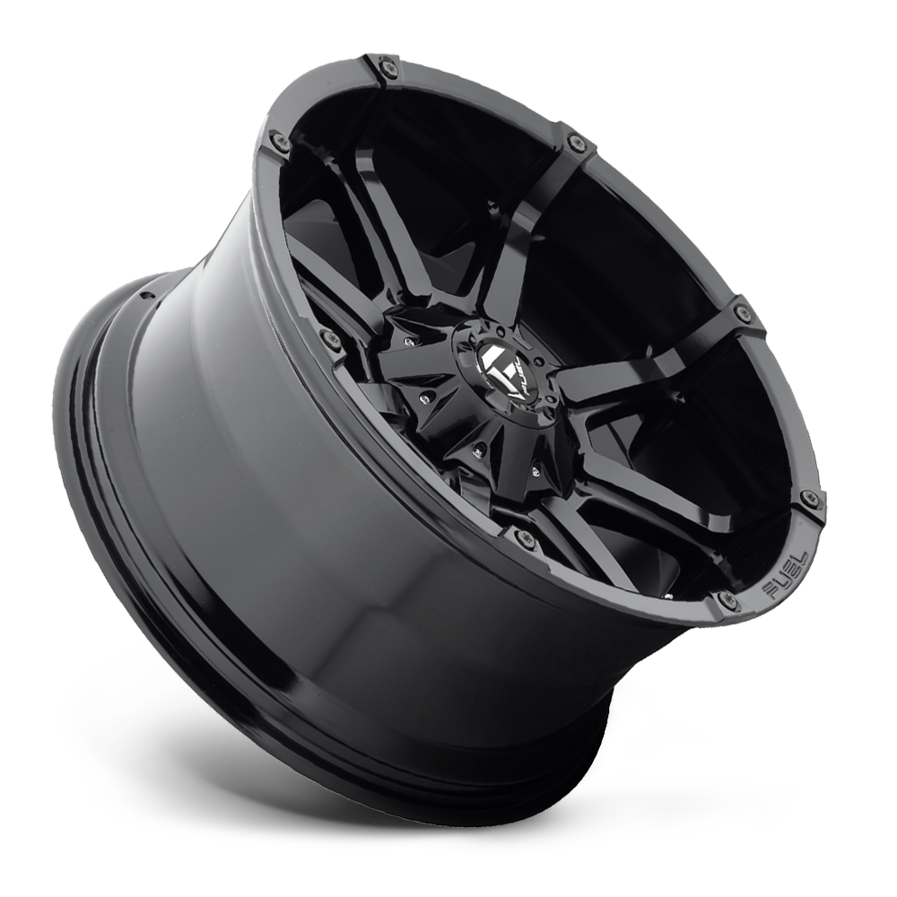 Aluminum Wheels 20X10 Coupler D575 8 On 165.1 Gloss Black 125.2 Bore -12 Offset 8 Spoke Fuel Off Road Wheels