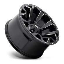 Load image into Gallery viewer, Aluminum Wheels 17X9 Assault D576 6 On 135/6 On 139.7 Gloss Black Milled 106.4 Bore -12 Offset 8 Spoke Fuel Off Road Wheels