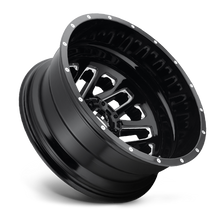 Load image into Gallery viewer, Dually Wheels 20X8.25 Triton Dually D581 8 On 165.1 Gloss Black Milled 121.5 Bore -240 Offset Mesh Spoke Outer Dually Fuel Off Road Wheels