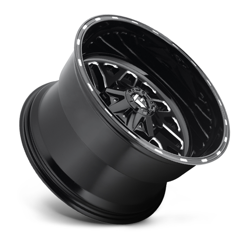 Aluminum Wheels 22X12 Triton D581 6 On 135/6 On 139.7 Gloss Black Milled 106.1 Bore -44 Offset Mesh Spoke Fuel Off Road Wheels