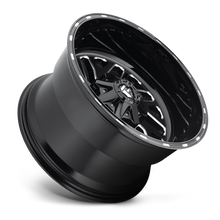 Load image into Gallery viewer, Aluminum Wheels 22X12 Triton D581 6 On 135/6 On 139.7 Gloss Black Milled 106.1 Bore -44 Offset Mesh Spoke Fuel Off Road Wheels
