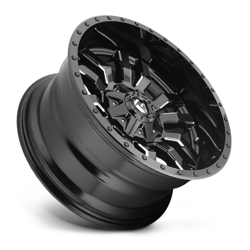 Aluminum Wheels 18X9 Sledge D595 5 On 139.7/5 On 150 Gloss Black Milled 110.1 Bore 1 Offset Fuel Off Road Wheels