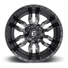 Load image into Gallery viewer, Aluminum Wheels 18X9 Sledge D595 5 On 139.7/5 On 150 Gloss Black Milled 110.1 Bore 1 Offset Fuel Off Road Wheels