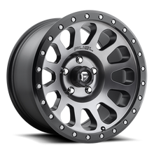 Load image into Gallery viewer, Aluminum Wheels 18X9 Vector D601 6 On 135 Anthracite Gray Black Bead Ring 87.1 Bore 1 Offset Fuel Off Road Wheels