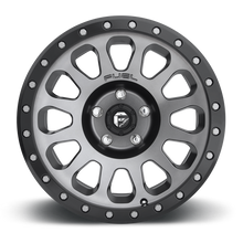 Load image into Gallery viewer, Aluminum Wheels 18X9 Vector D601 6 On 135 Anthracite Gray Black Bead Ring 87.1 Bore 1 Offset Fuel Off Road Wheels