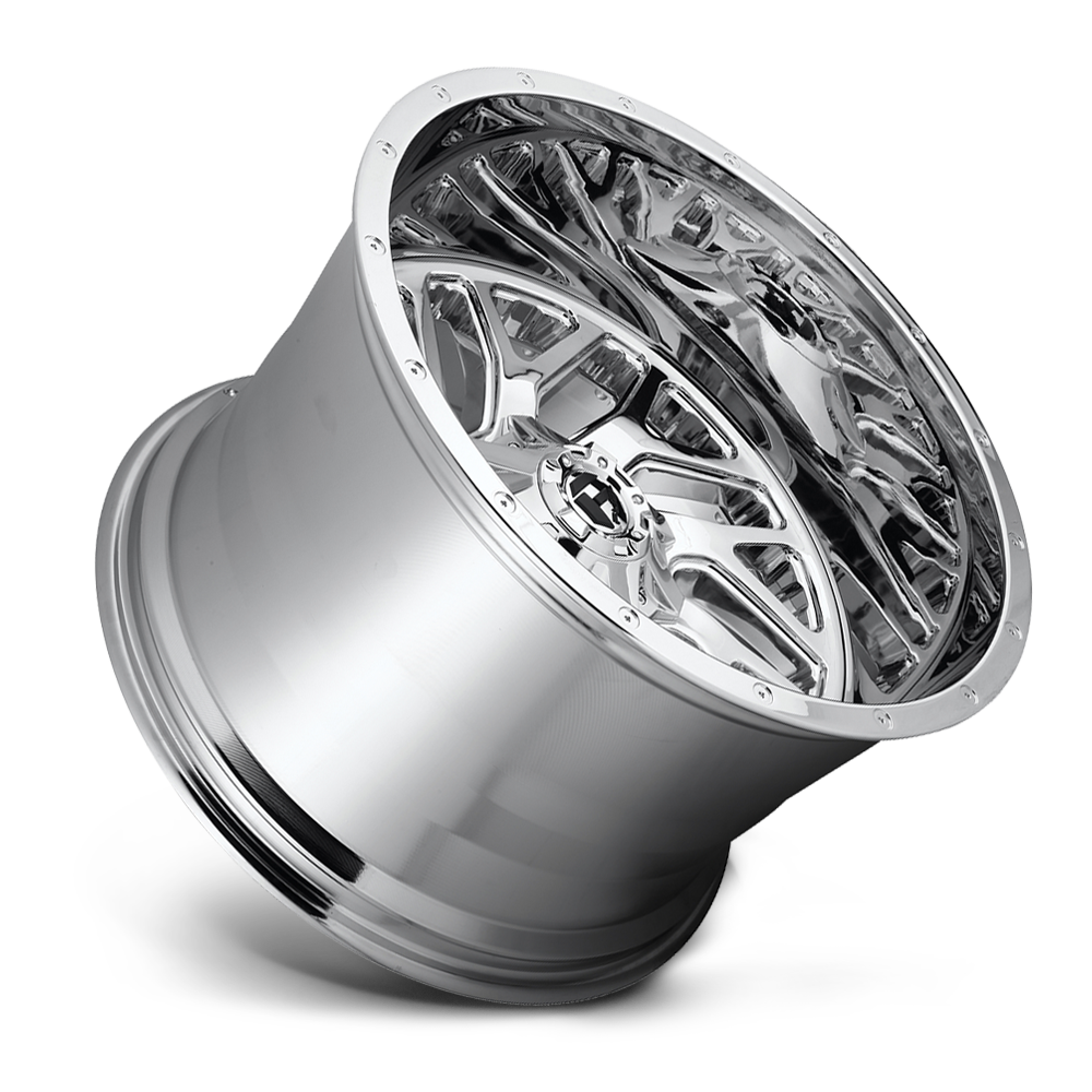 Aluminum Wheels 20X12 Triton D609 6 On 135/6 On 139.7 Chrome Plated 106.1 Bore -44 Offset Mesh Spoke Fuel Off Road Wheels