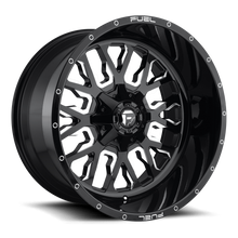 Load image into Gallery viewer, Aluminum Wheels 20X9 Stroke D611 6 On 135/6 On 139.7 Gloss Black Milled 106.3 Bore 1 Offset Fuel Off Road Wheels