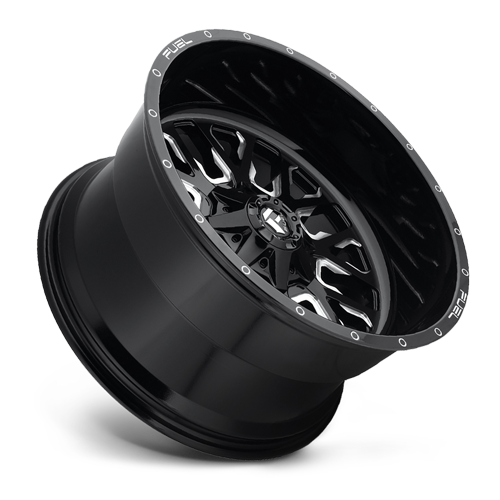 Aluminum Wheels 20X9 Stroke D611 6 On 135/6 On 139.7 Gloss Black Milled 106.3 Bore 1 Offset Fuel Off Road Wheels