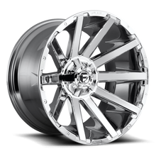 Load image into Gallery viewer, Aluminum Wheels 20X9 Contra D614 8 On 170 Chrome 125.1 Bore 1 Offset Multi Spoke Fuel Off Road Wheels