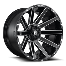 Load image into Gallery viewer, Aluminum Wheels 20X10 Contra D616 6 On 135/6 On 139.7 Matte Black Milled 106.3 Bore -18 Offset Multi Spoke Fuel Off Road Wheels