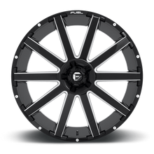 Load image into Gallery viewer, Aluminum Wheels 20X10 Contra D616 6 On 135/6 On 139.7 Matte Black Milled 106.3 Bore -18 Offset Multi Spoke Fuel Off Road Wheels